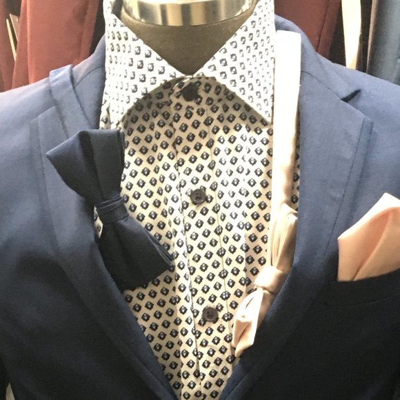 NWT Tailored Slim Fit Men's Dress Shirt Daniel K - Picture 2 of 10